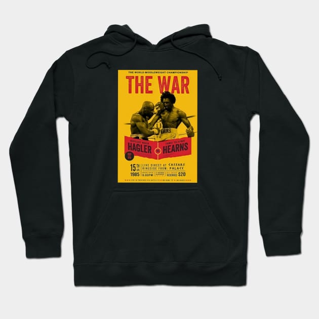 Hagler vs hearns Hoodie by ThePuKiman